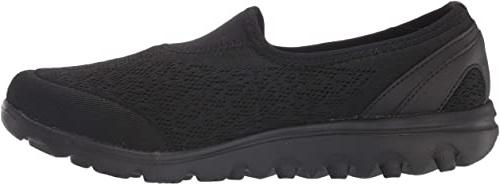 Ladies black clearance walking trainers